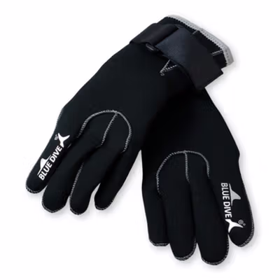 BLUE DIVE Sarung Tangan Selam Scuba Diving Neoprene L - ST-05 - Black — gambar 2