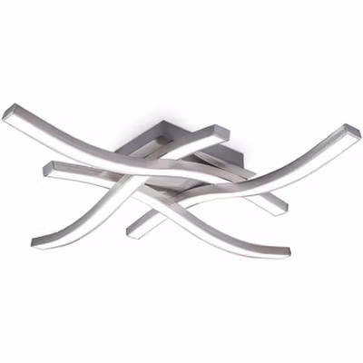 FCMILA Lampu Plafon LED Modern Fork Ceiling Light 24W Cool White - M234 - White — gambar 2