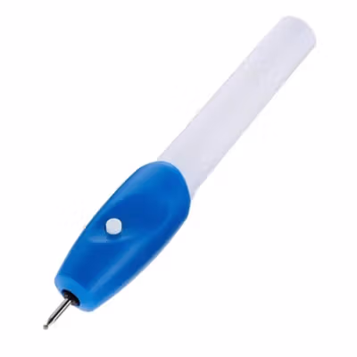 EZ ENGRAVER Pena Ukir Elektrik Portable Engraver Pen - 1108 - White — gambar 2