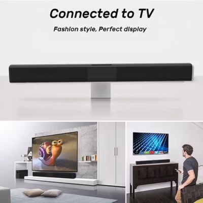 DOOLNNG Soundbar Bluetooth Active Speaker Home Theater Subwoofer 20W - BS-28B - Black — gambar 2