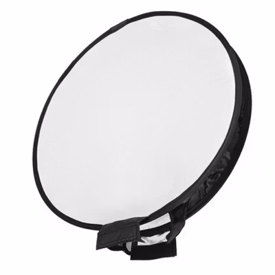 Universal Portable Round Softbox Flash Diffuser 40cm - PU5145 - Black — gambar 2