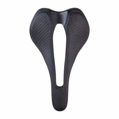 EC90 Jok Sadel Sepeda Bike Saddle Ultralight PU Leather Fiber - FX05 - Black — gambar 2
