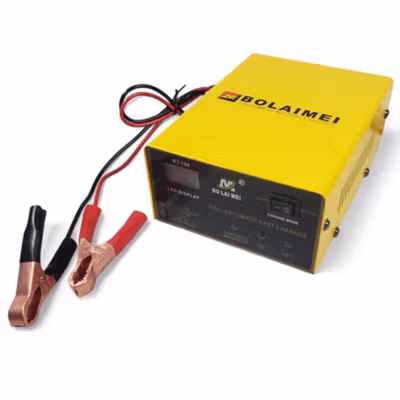 BOLAIMEI Charger Aki Mobil Intelligent Battery Charger 12V/24V 15A - BT-168 - Yellow — gambar 2