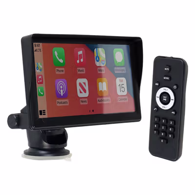 GRANDnavi Multimedia Video Player Wireless Carplay Android Auto 7 Inch - B600W - Black — gambar 2