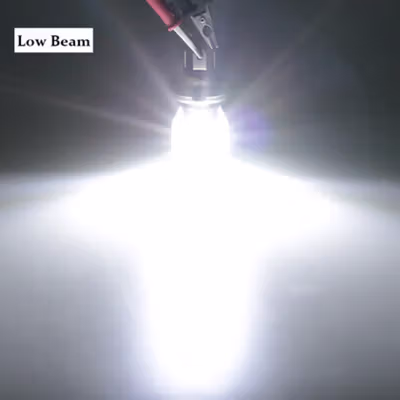 Urbanroad Lampu Depan Motor Headlamp LED HS1 H4 6W Cool White 1 PCS - Silver — gambar 2