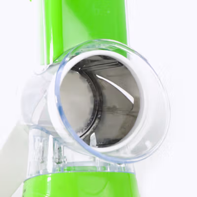 CHYU Penggiling Sayur Vegetable Cutter Slicer Tabletop Drum Grater - YG-806 - Green — gambar 2
