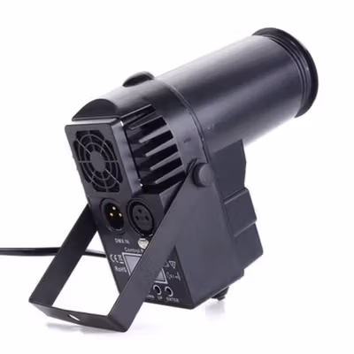 Illumsolid Lampu Sorot LED Spotlight RGB EU Plug DMX512 240V 30W - YS-P01 - Black — gambar 2
