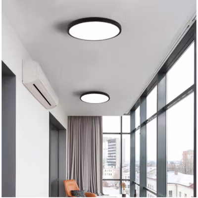 Iminovo Lampu LED Plafon Dimmable 18W 30cm 3in1 Color - XD-997A - Black — gambar 2
