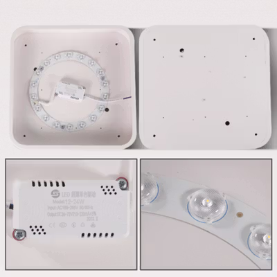 MARPOU Lampu Plafon LED Ceiling Light Natural White 18W 30x30x5cm - MA18 - White — gambar 2