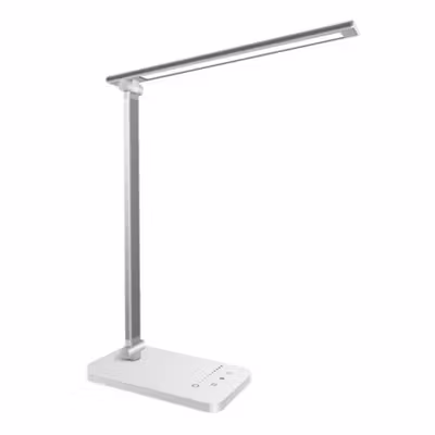 NEWSTYLE Lampu Meja Belajar LED 3 Color 3000-6500K 8W - PH376 - White — gambar 2