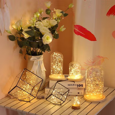 OKAL Lampu Hias String Lights Fairy Battery Box Waterproof 100 LED 10M - G3 - Warm White — gambar 2