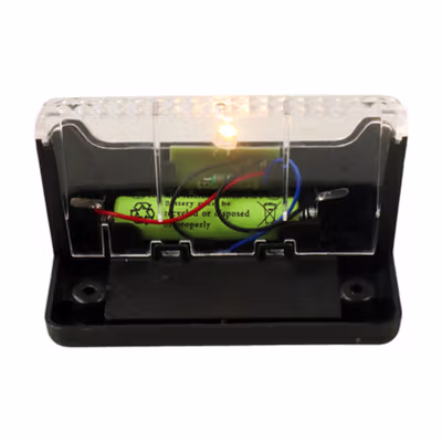 TaffLED Lampu Taman Outdoor Deck Light Solar Panel Warm White 3000K - L20 - Black — gambar 2