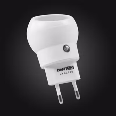 TaffLED Lampu Tidur LED EU Plug Sensor Cool White 240V 0.5W - LXX3148 - White — gambar 2