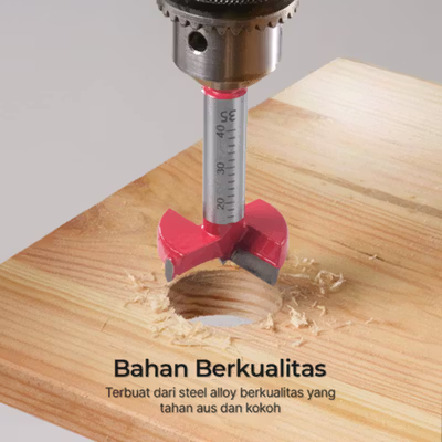 Taffware Mata Bor Forstner Auger Drill Bit Wooden Tool 35mm - DIN-7483 - No Color — gambar 2