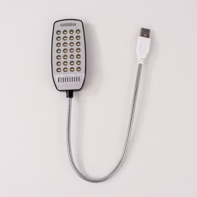 TaffLED Goodland Lampu Baca LED USB Mini Fleksible Cool White 1.5W 28 Led - LZY-028 - Black — gambar 2