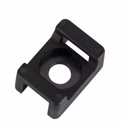 Taffware Dudukan Kabel Ties Tie Mount Cord Organizer M3 100PCS - HC-1 - Black — gambar 2