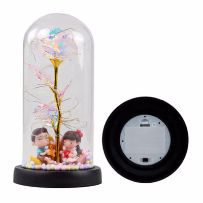 TaffHOME Lampu Hias LED Mawar Beauty & The Beast Bubble Colorful 1 PCS - RG-016 - Multi-Color — gambar 2