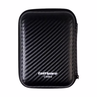 Taffware Kotak Penyimpanan Hard Disk HDD EVA Case 2.5 Inch - C6963 - Black — gambar 2