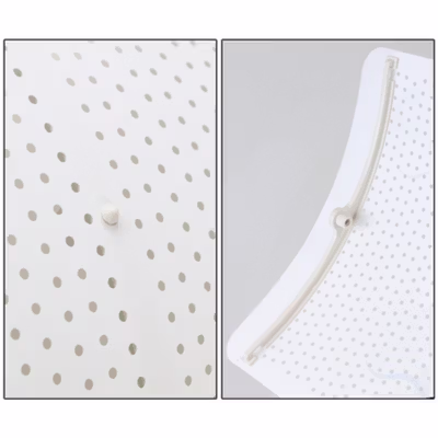 HOUSEEN Cover Angin AC Adjustable Air Conditioner Windshield Deflector - YH-JJ-80 - White — gambar 2