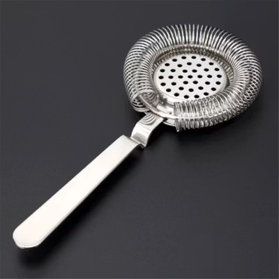 BARMAID BARWARE Cocktail Strainer Stainless Steel Bar Tools - BRW9 - Silver — gambar 2