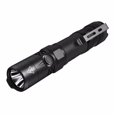 NITECORE Senter LED CREE XP-L2 V6 Rechargeable IP68 1200 Lumens - MH10 V2 - Black — gambar 2