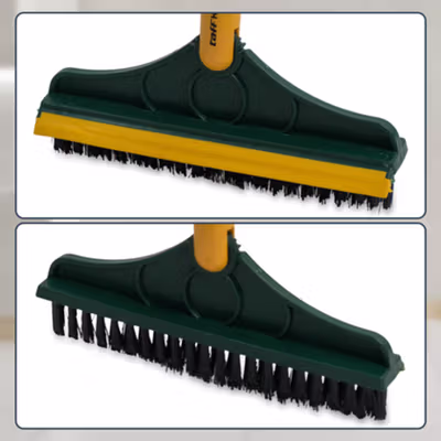 TaffHOME Cleaner Sikat Pembersih 2 in 1 Cleaning Brush Broom Mop - UR377 - Yellow — gambar 2