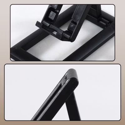 Cmaos Lazy Smartphone Holder Tablet Foldable Mobile Phone Stand - PPH229 - Black — gambar 2