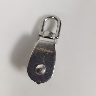 Taffware Katrol Kerekan Mini Serbaguna Swivel Pulley Stainless Steel M15 - Silver — gambar 2
