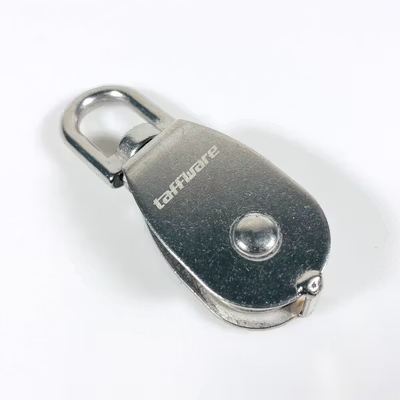 Taffware Katrol Kerekan Mini Serbaguna Swivel Pulley Stainless Steel M25 - Silver — gambar 2