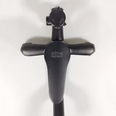 BATHE PROJECT Shower Mandi Bathroom Faucet Bathtub Mixer 3 Way 8 Inch - 50102O - Black — gambar 2