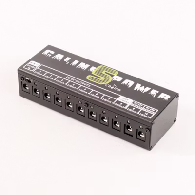 Caline Power Supply 10 Isolated Output EU Adaptor Pedal Effect Gitar - CP-05 - Black — gambar 2