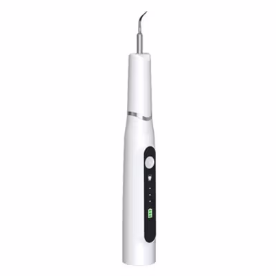 Funtooth Pembersih Karang Gigi Ultrasonic Dental Remover Teeth Scraper - HS-02 - White — gambar 2