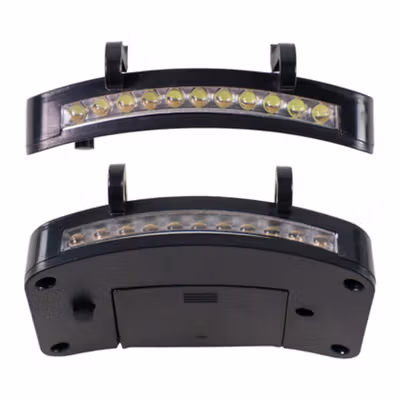 TaffLED Senter Kepala Headlamp LED Waterproof 200 Lumens - HC10 - Black — gambar 2