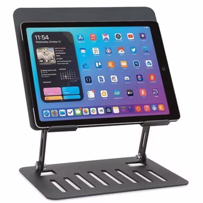 LIEVE Stand Laptop Bracket Tablet Holder Aluminium Kipas Pendingin - YL-902 - Dark Gray — gambar 2