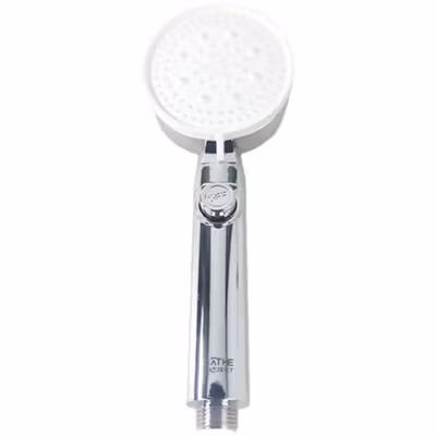 BATHE PROJECT Kepala Shower Mandi Minimalist High Pressure 5 Mode - K003 - Silver — gambar 2