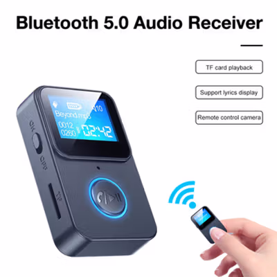 VIKEFON Bluetooth Receiver Audio Camera Controller 200mAh - C33 - Black — gambar 2