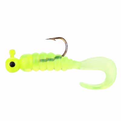 TaffSPORT Umpan Pancing Cacing Soft Bait Fishing Lure 1.75g 7 PCS - Green — gambar 2