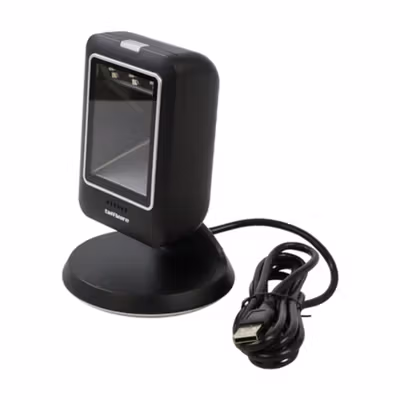 Taffware Desktop Barcode Scanner Portable USB 1D 2D QR - MP6300IR - Black — gambar 2