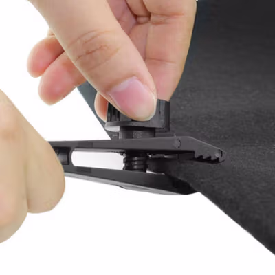 Meltalk Jepit Tenda Terpal Heavy-duty Thumb Screw Clips 10 PCS - ME30 - Black — gambar 2