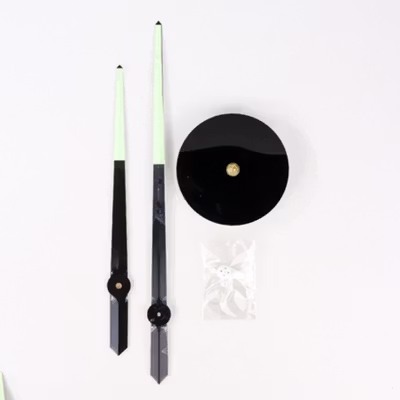 TaffHOME Jam Dinding Bulat DIY Quartz Glow in The Dark 80-130cm - JM-02 - Green — gambar 2