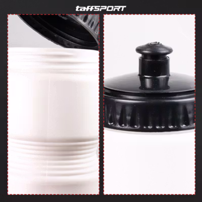 TaffSPORT Botol Minum Sepeda Olahraga Plastik with Dust Cover 740ml - 30A11 - White — gambar 2