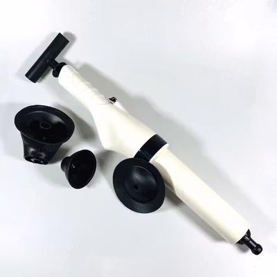 Auger Alat Sedot WC Pompa Tembak Saluran Wastafel Plunger 3in1 - PPT-SW00 - White — gambar 2