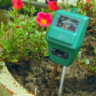 DPA Alat Pengukur Kelembapan Tanah Soil Moist PH Detector Analyzer - DPA301 - Green — gambar 2
