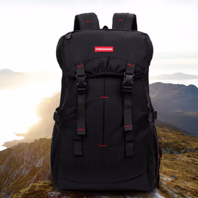 Fengshang Tas Gunung Outdoor Waterproof - NH15Y - Black — gambar 2