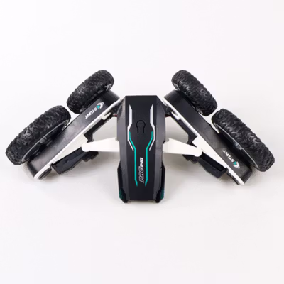 Vortex Remote Control Stunt Car LED 360 Degree Flip 4WD 2.4G - 838A - Black — gambar 2