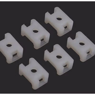 YUEQING Dudukan Kabel Ties Tie Mount Cord Organizer M5 100PCS - HC-2S - White — gambar 2