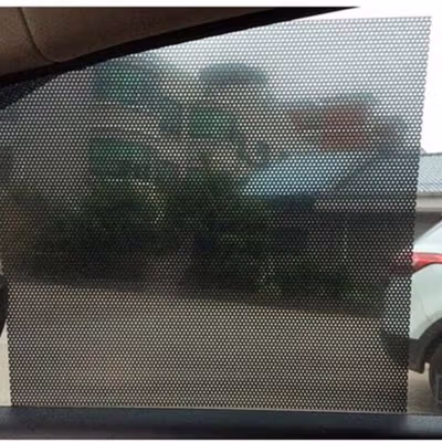 BOASE Stiker Sun Shade Kaca Jendela Mobil UV Protect 42.5x38cm - TTWO - Black — gambar 2