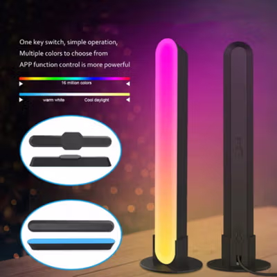 LiStar Smart LED Lamp Atmosphere Light RGB 10W 2 PCS - BS-PC30 - Black — gambar 2
