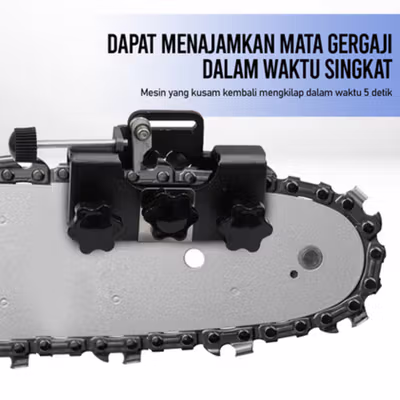 KUNLI Pengasah Rantai Gergaji Electric Chainsaw Sharpeners - KN3 - Black — gambar 2