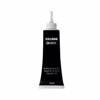 EELHOE Krim Dempul Filler Reparasi Jok Kulit Mobil Repair Liquid 20ml - G-919 - Black — gambar 2